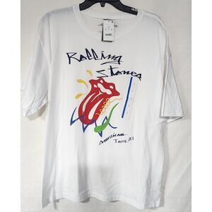 Rolling stones U.S tour shirt men's Large faded